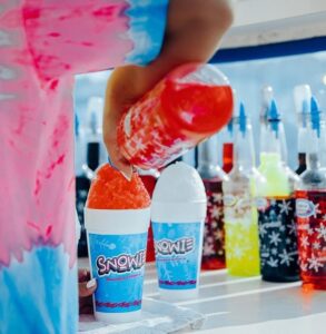 snow cone making